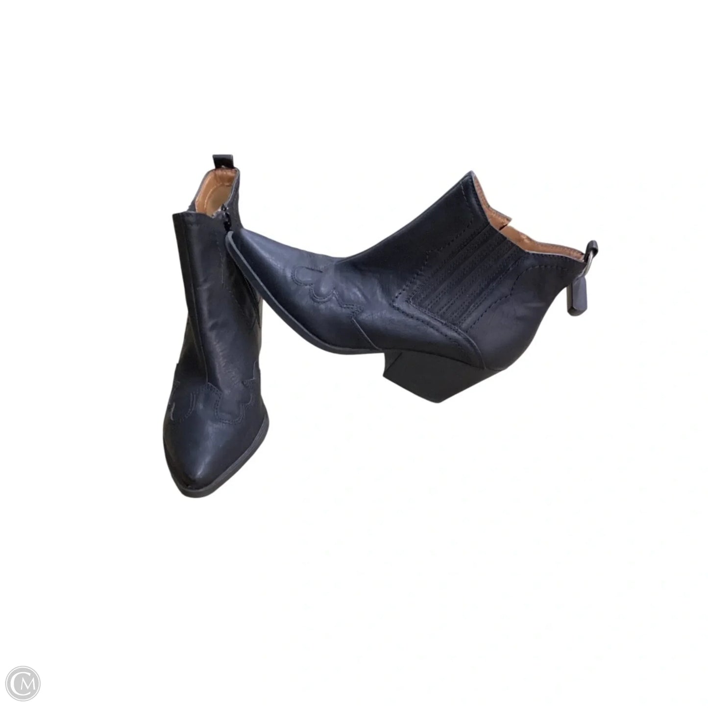 Boots Western By Indigo Rd In Black, Size: 7