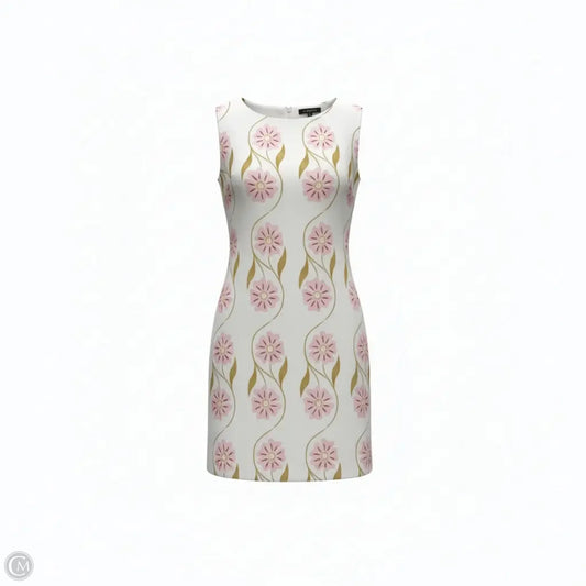 Dress Casual Short By Emery Rose In Pink & White, Size: M