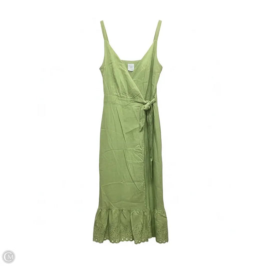 Dress Casual Maxi By Garnet Hill In Green, Size: 8