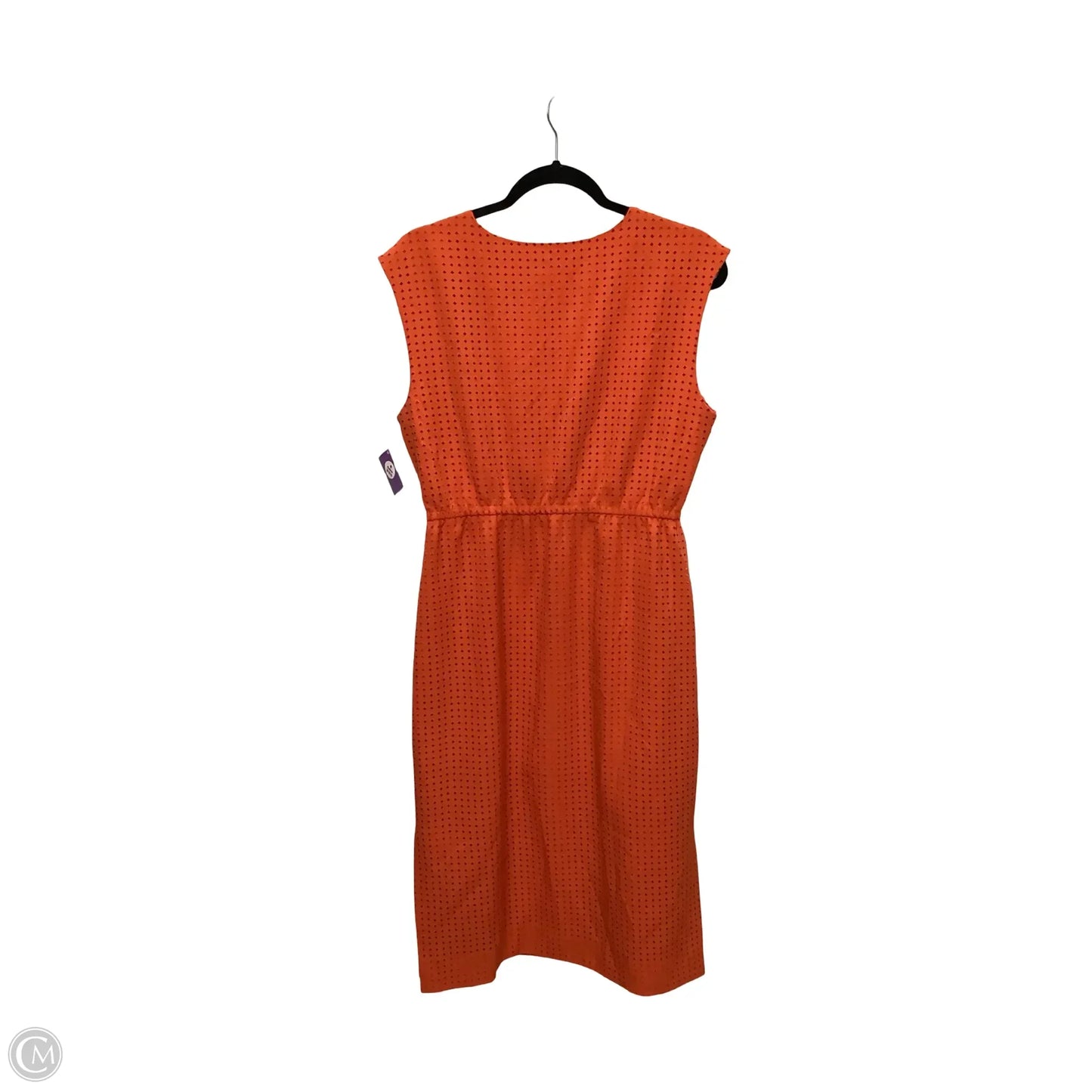 Dress Casual Midi By J. Crew In Orange, Size: 10