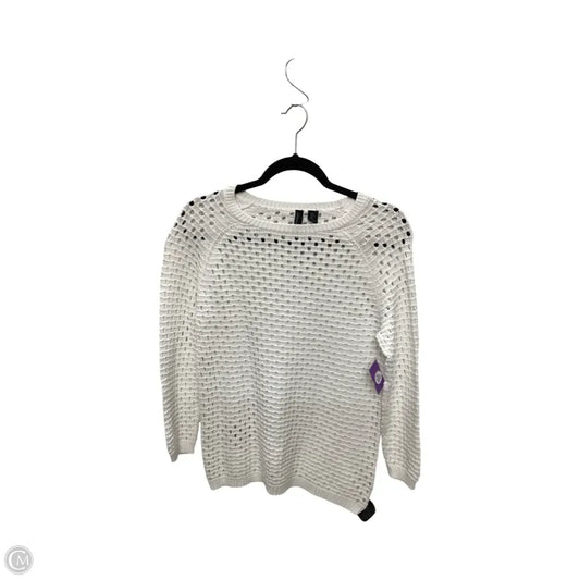 Sweater By Cynthia Rowley In White, Size: L