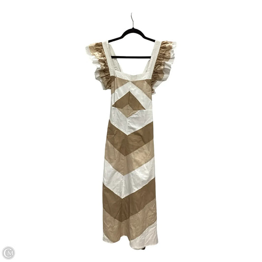 Designer Dress Casual Maxi By Sofie The Label In Tan, Size: S