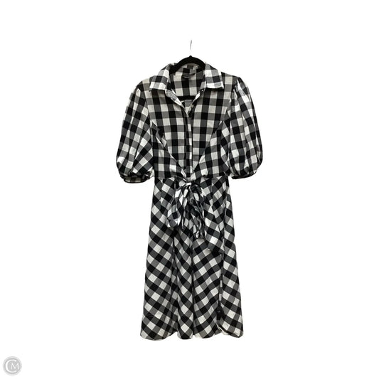 Dress Casual Midi By Gracia In Checkered Pattern, Size: S