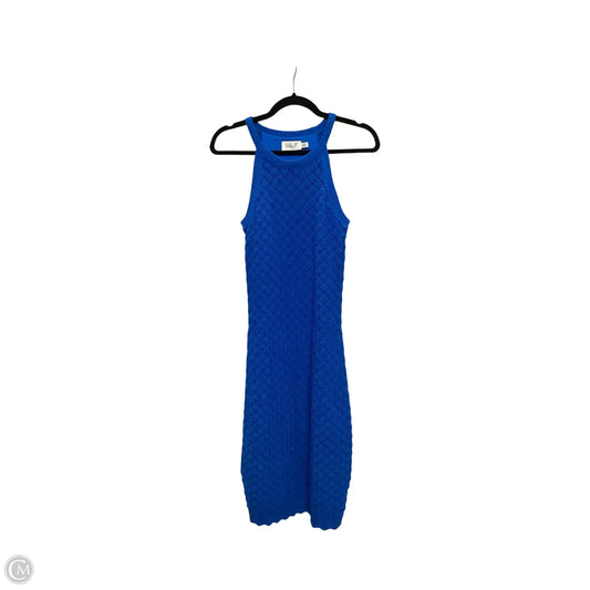 Dress Casual Midi By Eliza J In Blue, Size: S