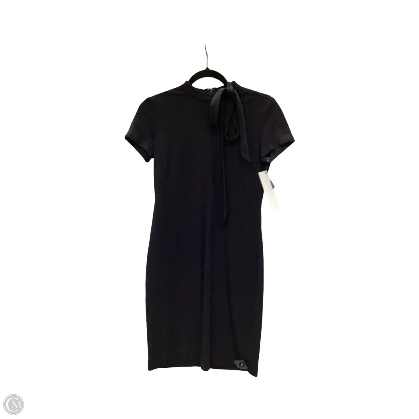 Designer Dress Casual Short By Brooks Brothers In Black, Size: 4