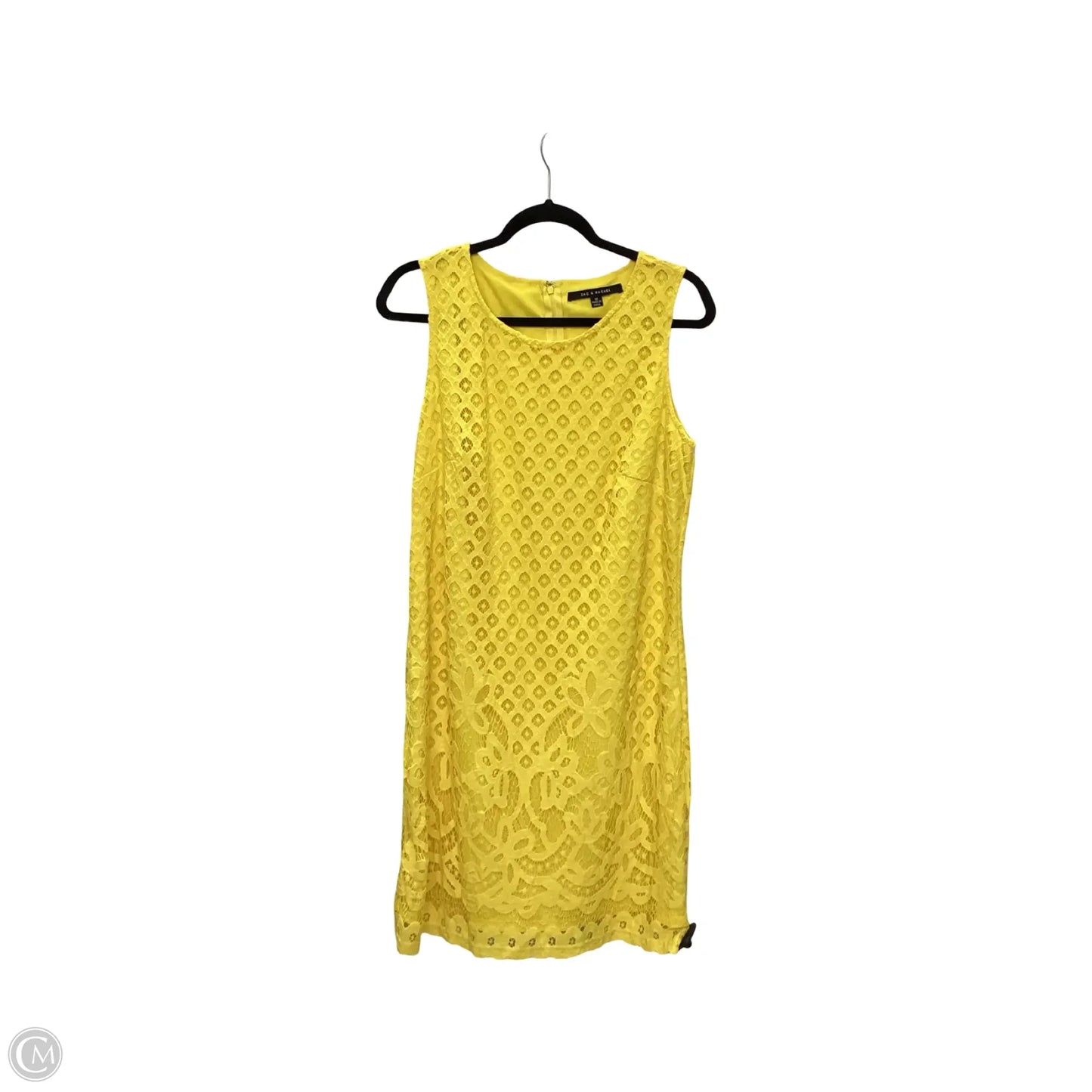 Dress Casual Short By Zac And Rachel In Yellow, Size: 14