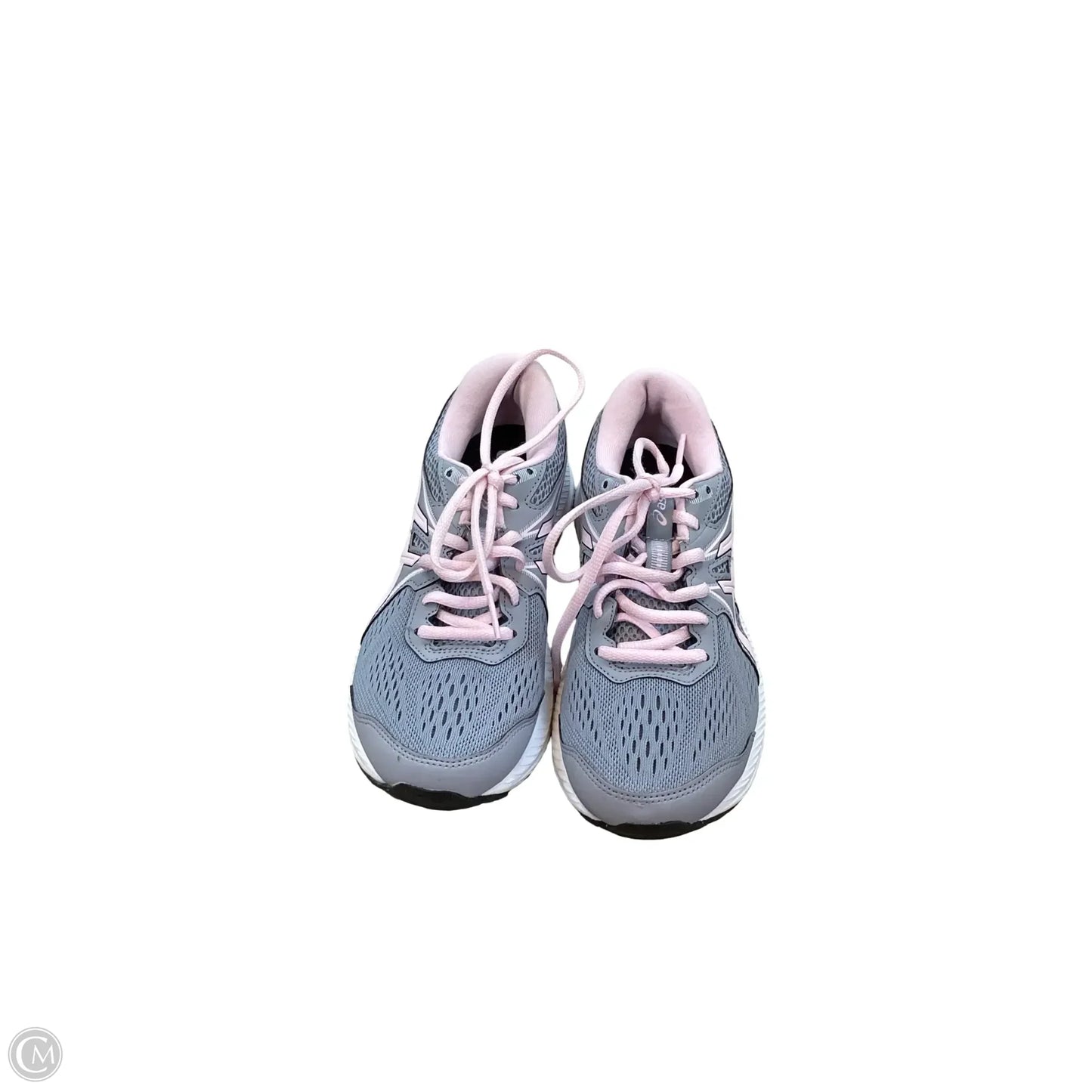 Shoes Athletic By Asics In Grey & Pink, Size: 6.5