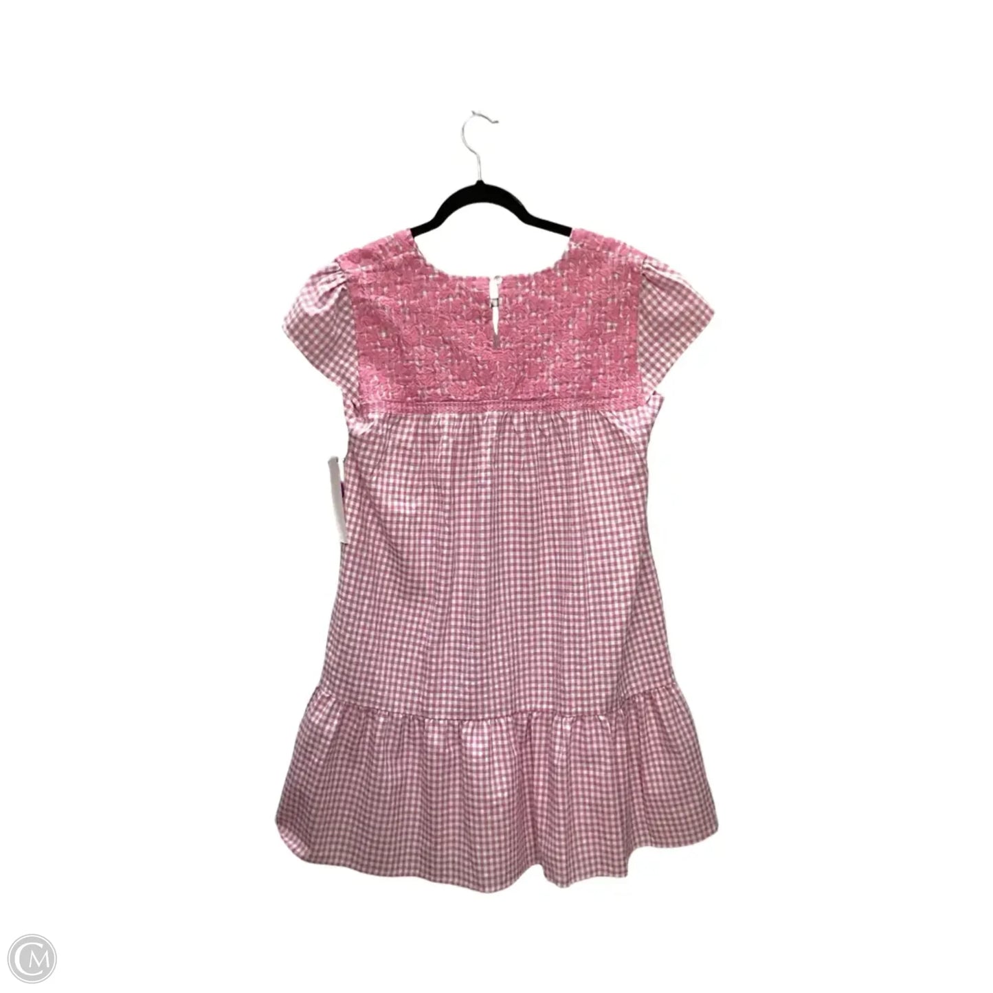 Designer Dress Casual Short By J.marie In Pink, Size: M
