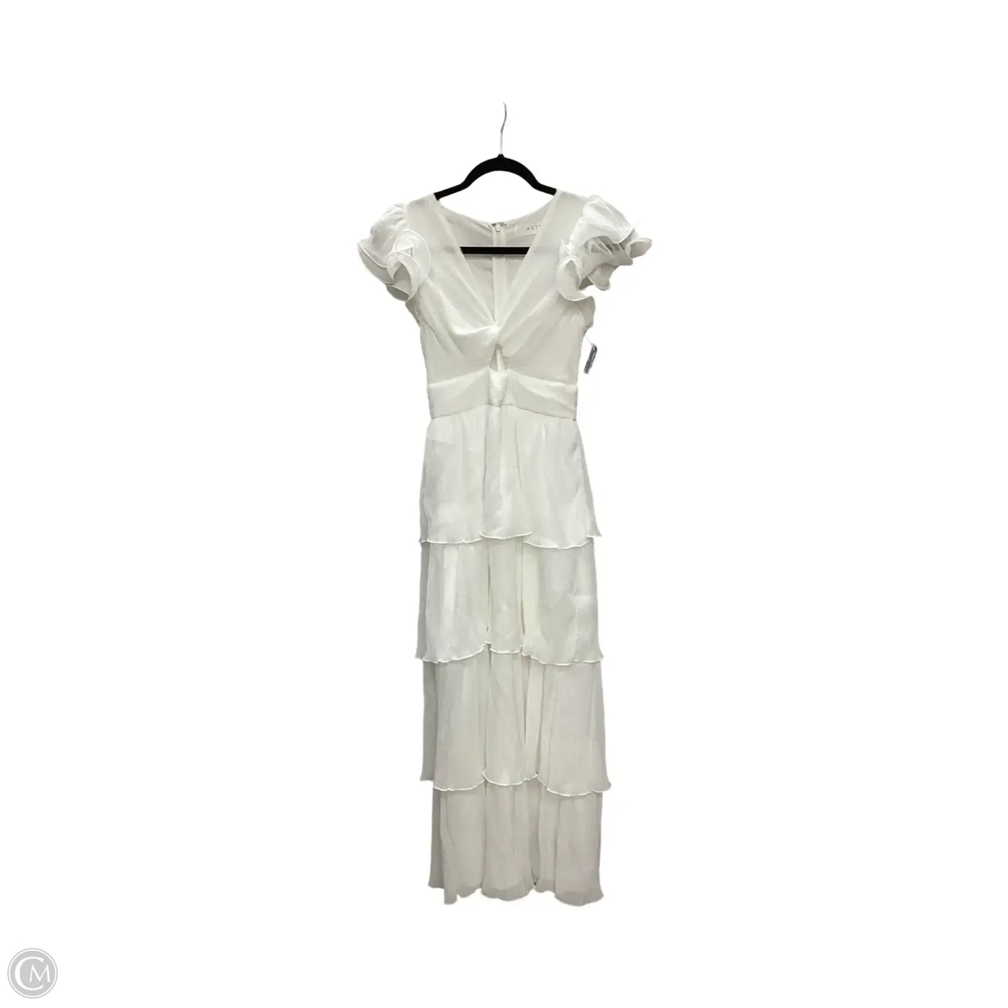 Dress Casual Maxi By Astr In White, Size: Xs
