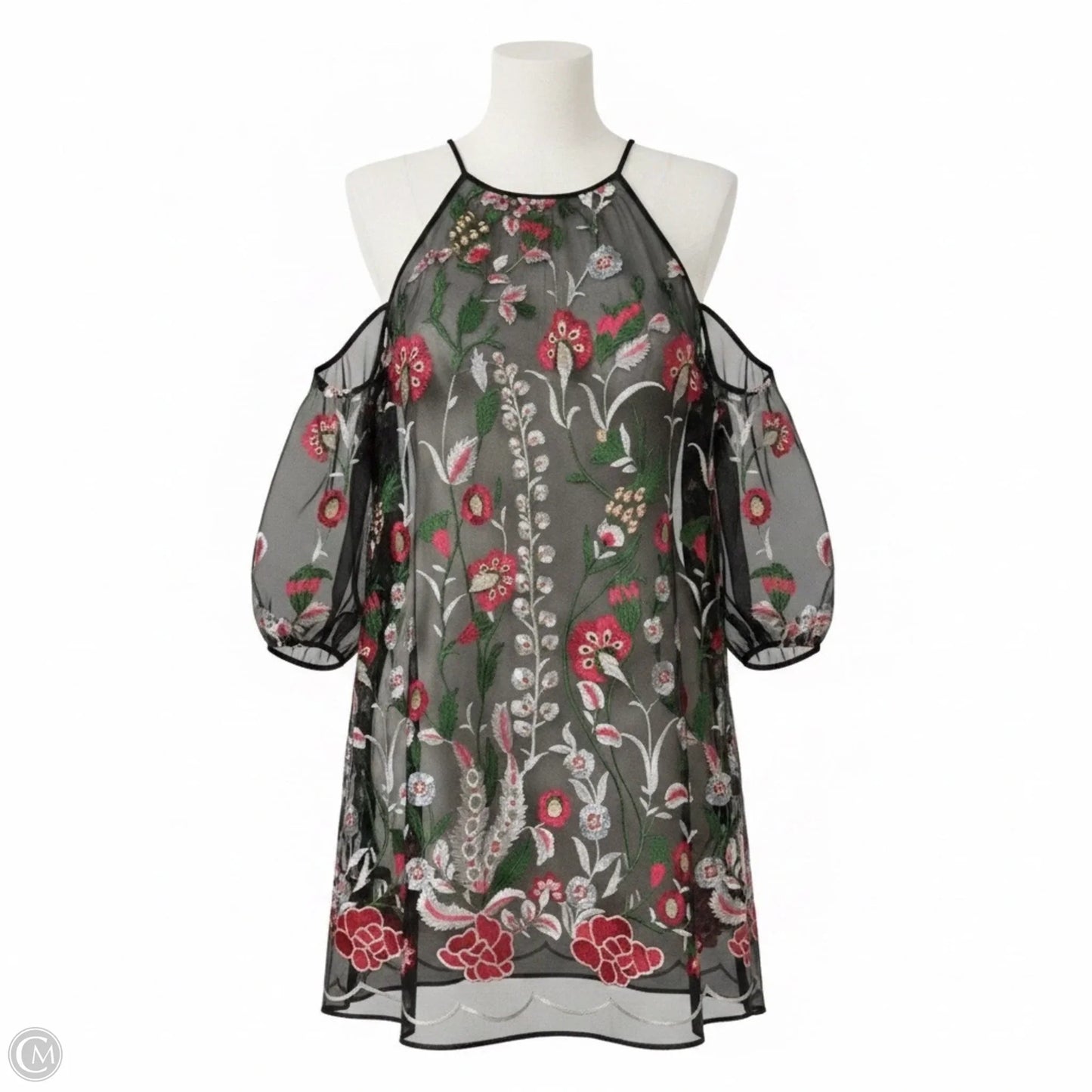 Dress Party Short By Belle Badgley Mischka In Floral Print, Size: 6