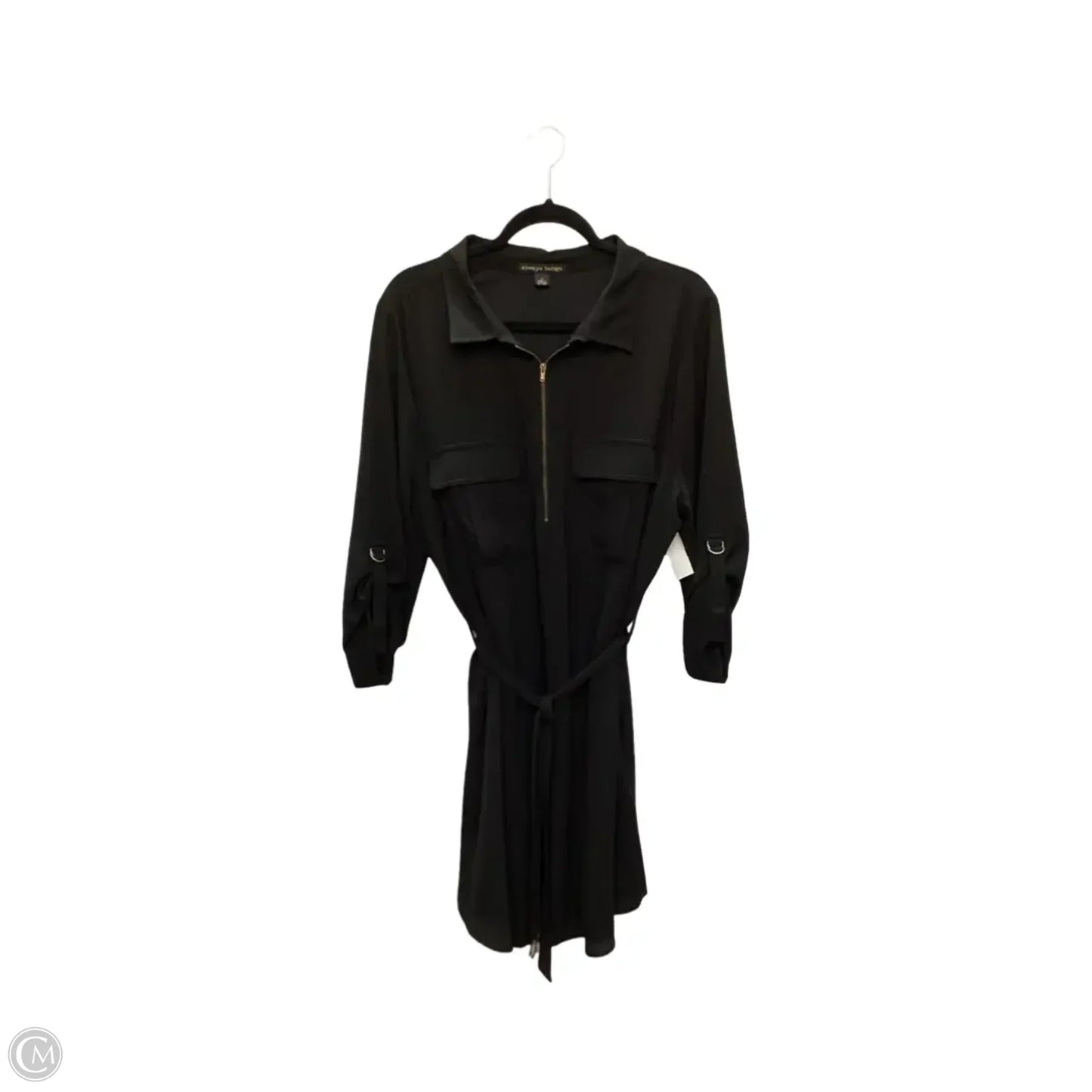 Dress Casual Short By Always Indigo In Black, Size: 2x