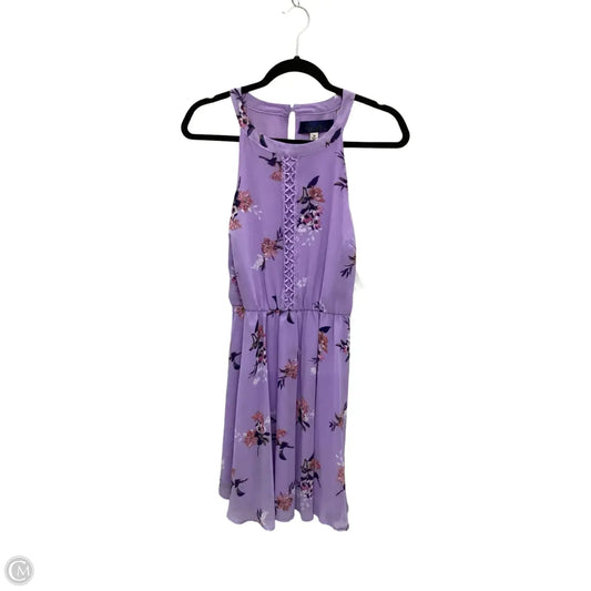 Dress Casual Short By Blue Rain In Purple, Size: M