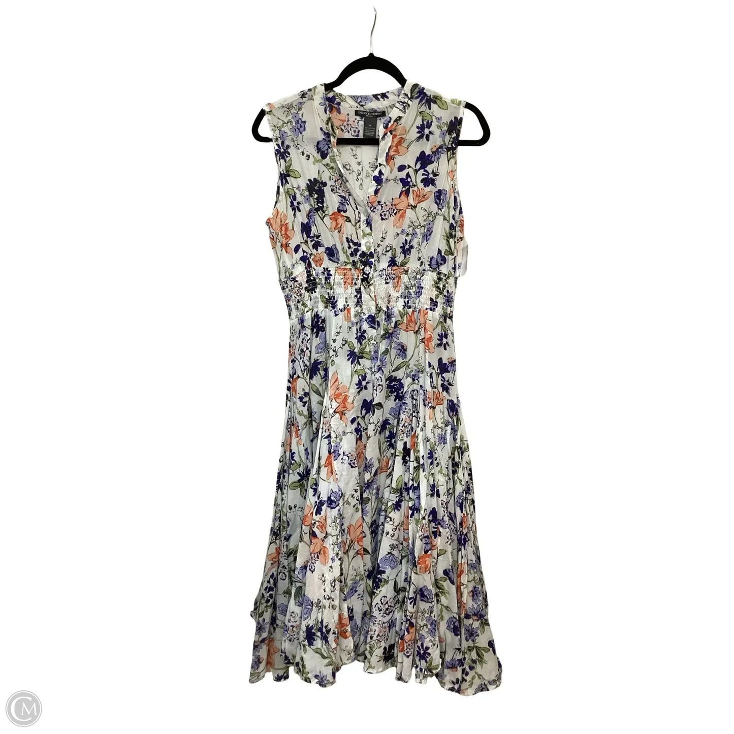Dress Casual Maxi By Chelsea And Theodore In Floral Print, Size: M