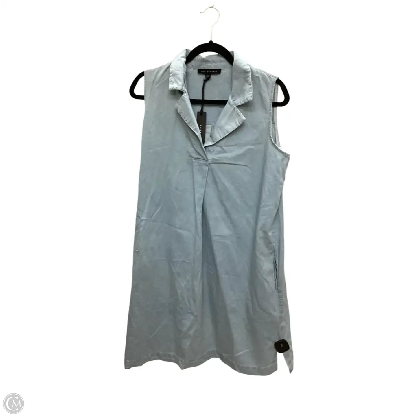 Dress Casual Short By Jane And Delancey In Blue Denim, Size: L