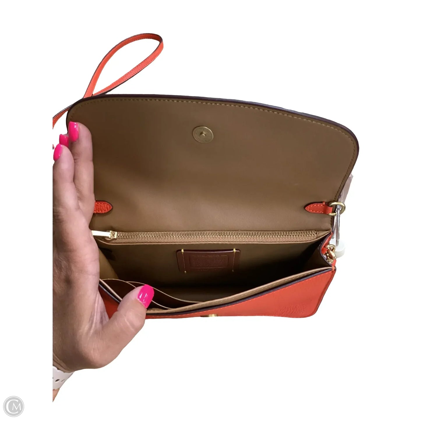 Crossbody Designer By Coach, Size: Small