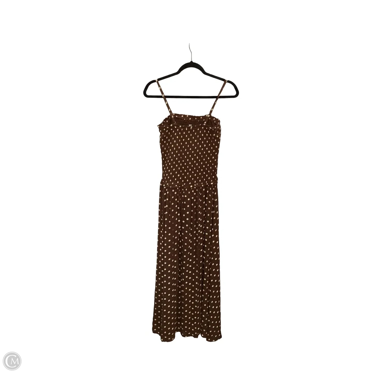 Dress Casual Maxi By Sim & Sam In Brown, Size: M