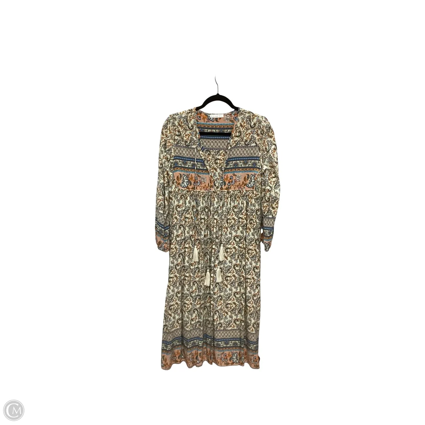 Dress Casual Maxi By R. Vivimos In Paisley Print, Size: S