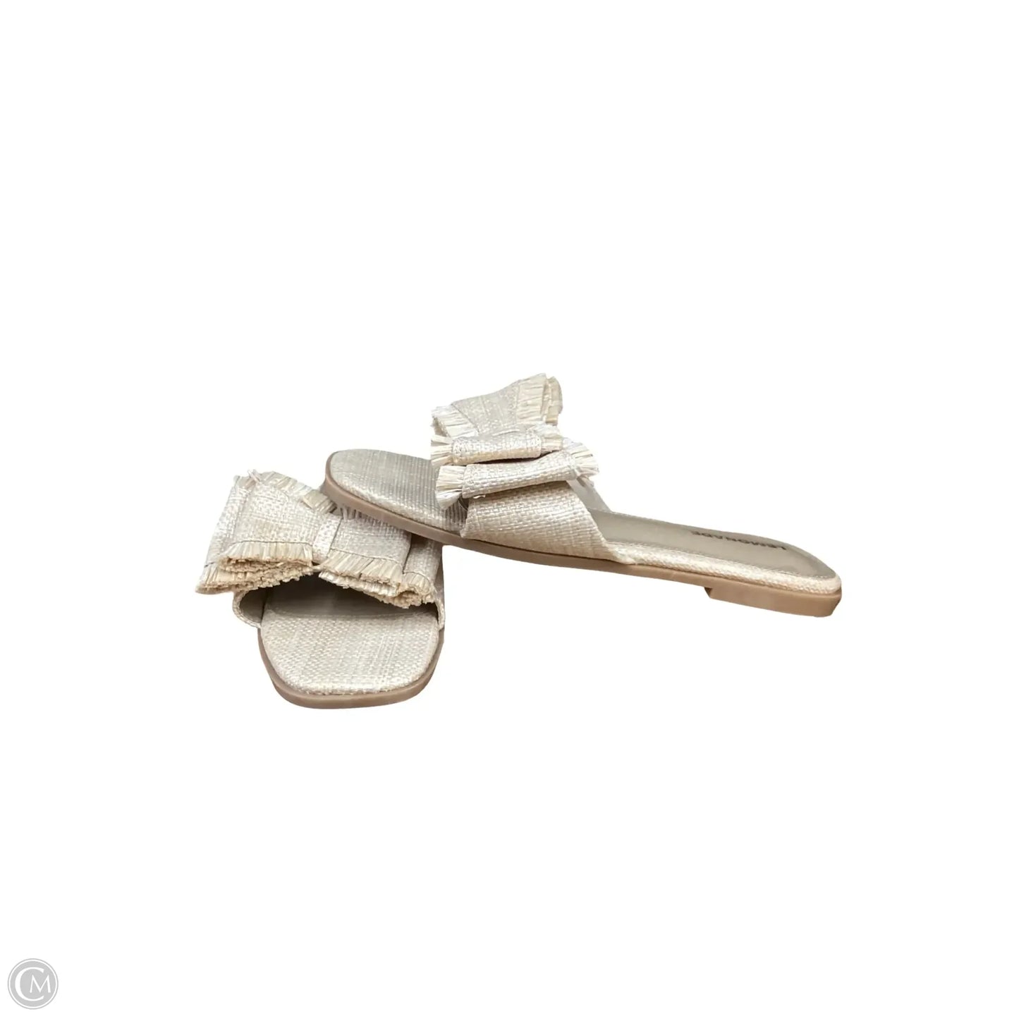 Sandals Flats By Clothes Mentor In Beige, Size: 8.5