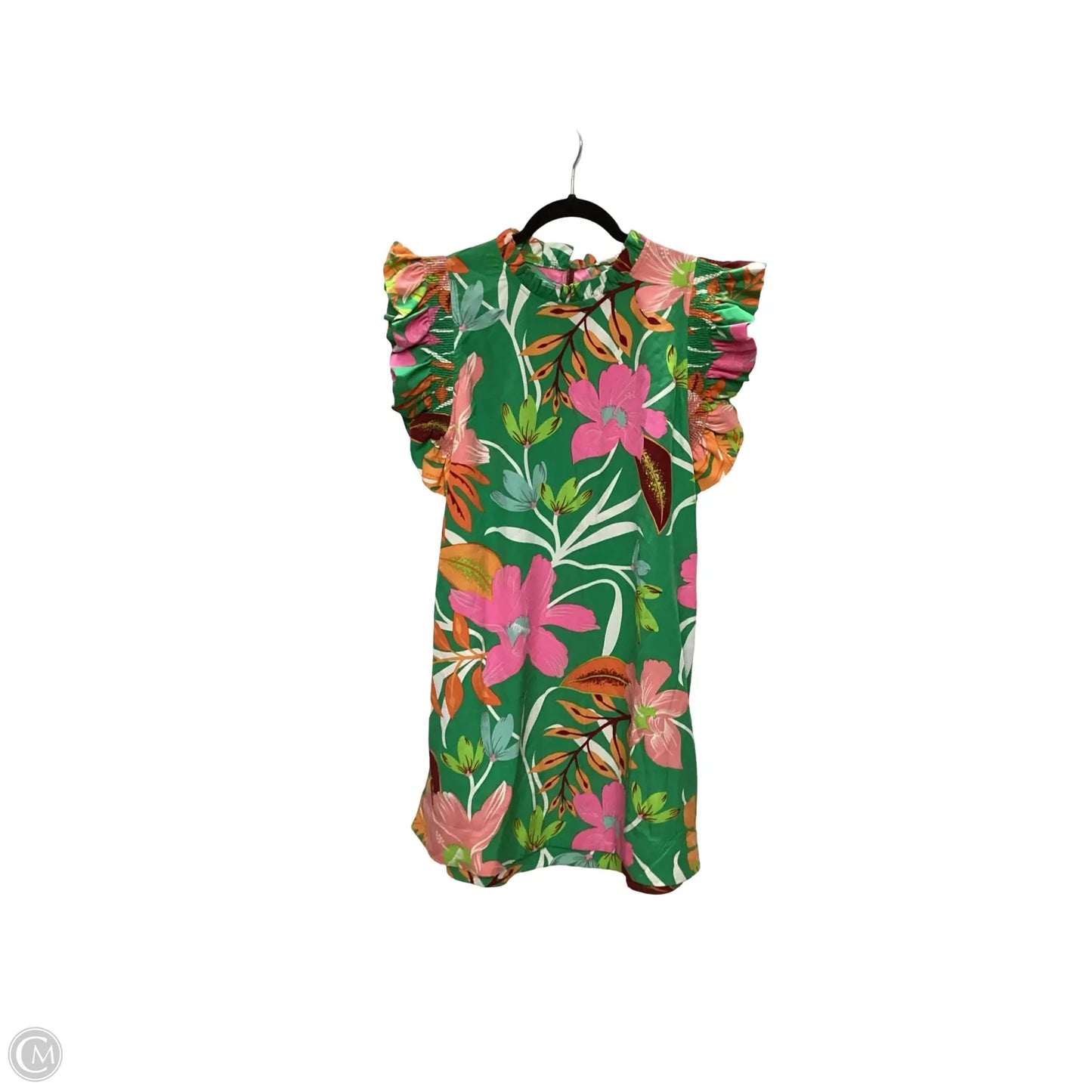 Dress Casual Short By Jodifl In Floral Print, Size: M