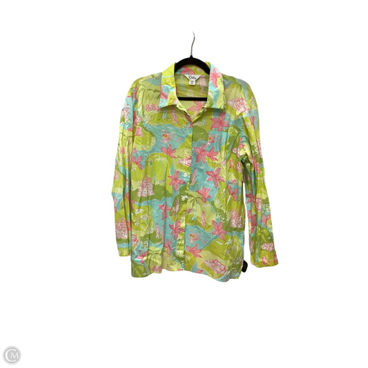 Blouse Designer By Lilly Pulitzer In Multi-colored, Size: M