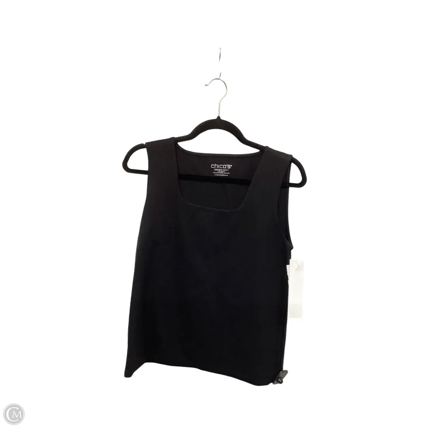 Top Sleeveless Basic By Chicos In Black, Size: M