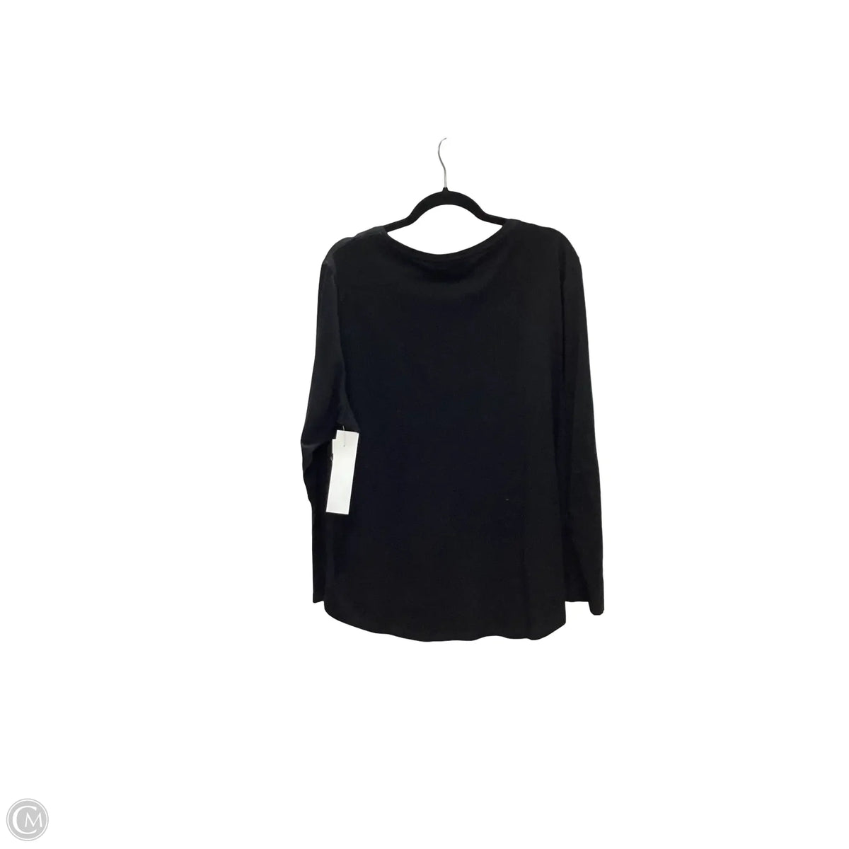 Top Long Sleeve Basic By Chicos In Black, Size: Xl