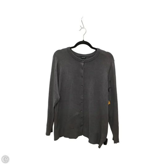 Cardigan By Torrid In Grey, Size: 1x