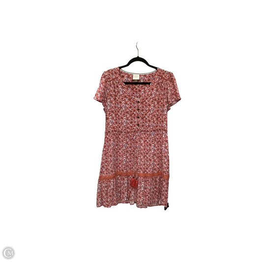 Dress Casual Short By Knox Rose In Floral Print, Size: S