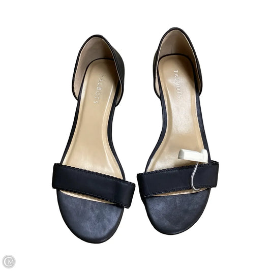 Shoes Flats By Talbots In Black, Size: 10