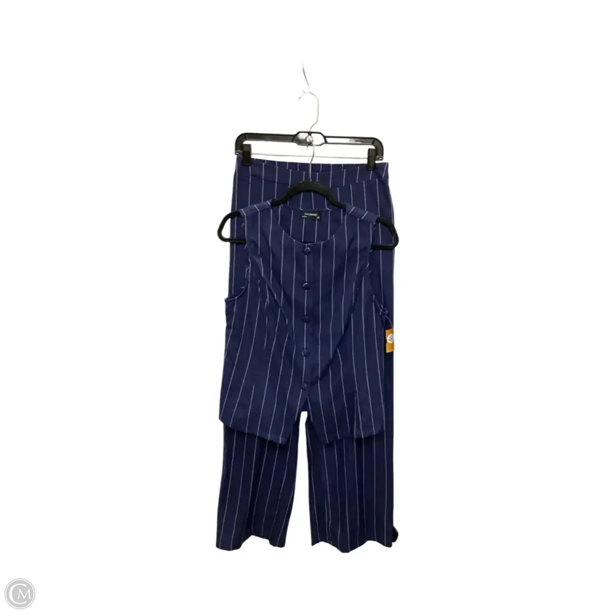 Pants Set 2pc By Lulumari In Striped Pattern, Size: L