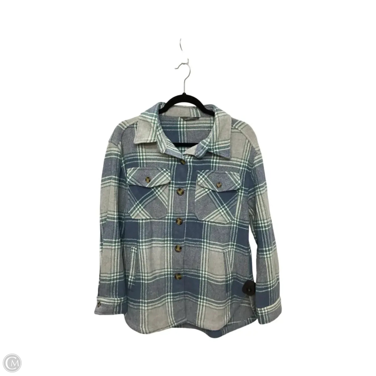 Coat Other By Clothes Mentor In Plaid Pattern, Size: S