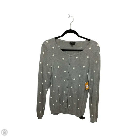 Cardigan By Talbots In Polkadot Pattern, Size: M