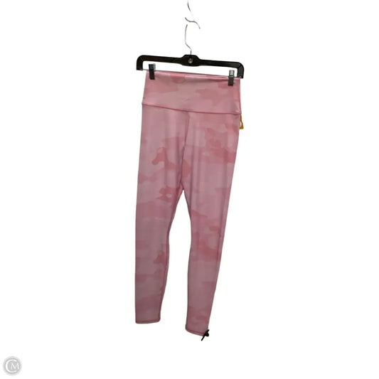 Athletic Leggings By Alo In Pink, Size: M