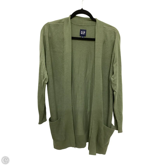 Cardigan By Gap In Green, Size: Xs