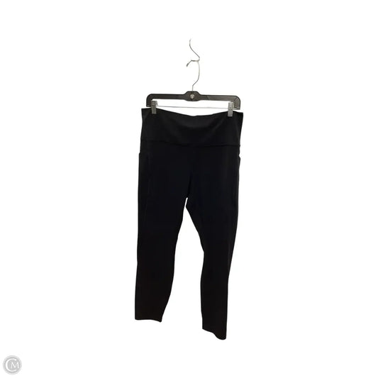Athletic Leggings By Lululemon In Black, Size: 12