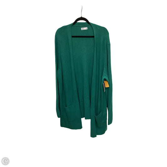 Cardigan By Croft And Barrow In Green, Size: 2x