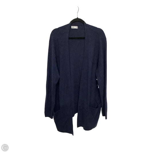 Cardigan By Croft And Barrow In Navy, Size: 2x