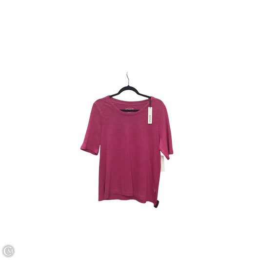 Top Short Sleeve By Chicos In Orange, Size: M