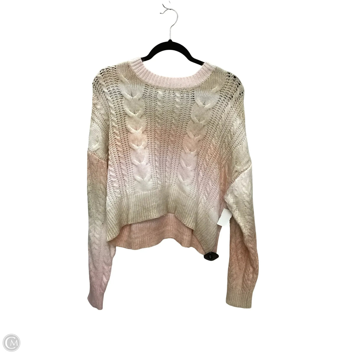 Sweater By Fabrik In Pink & Tan, Size: S