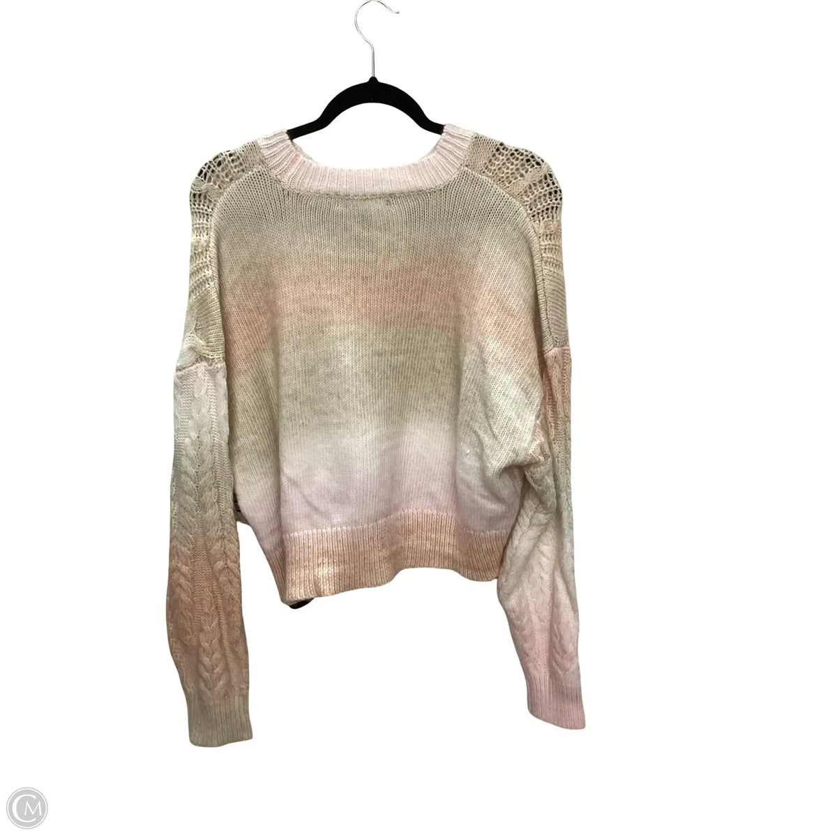 Sweater By Fabrik In Pink & Tan, Size: S