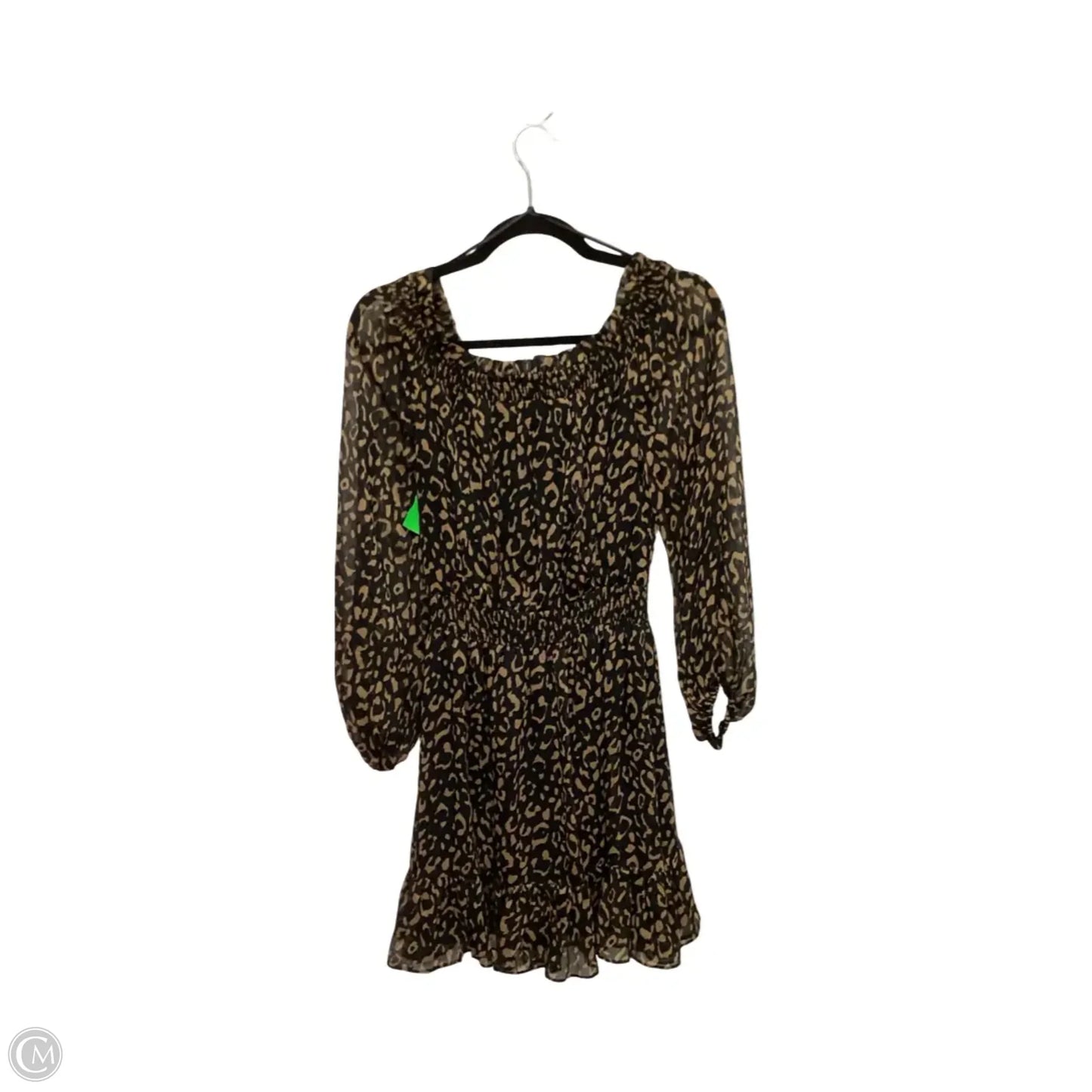 Dress Casual Short By Fate In Animal Print, Size: S