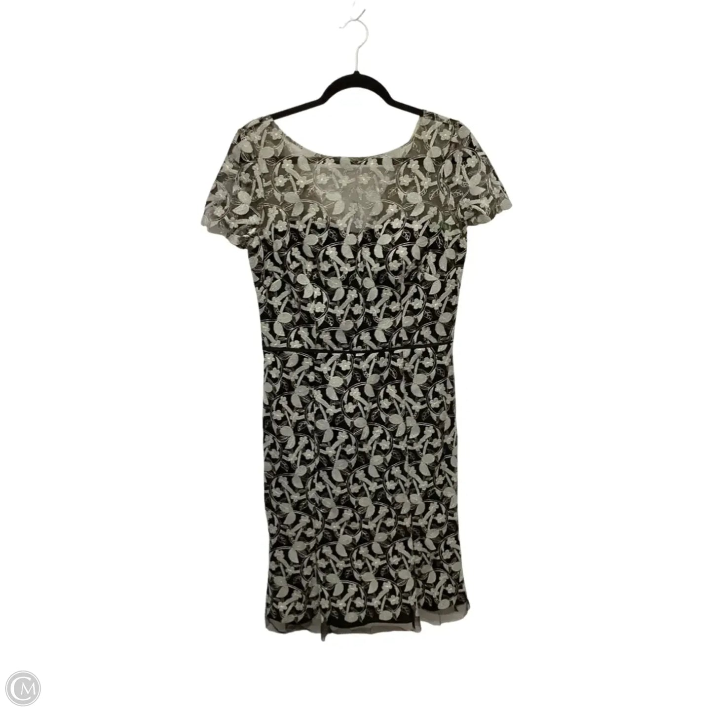Designer Dress Casual Short By Js Collections In Floral Print, Size: 8