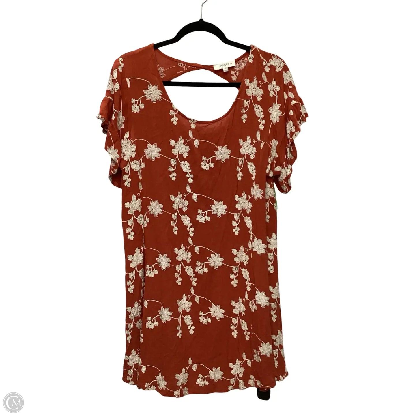 Dress Casual Short By Umgee In Orange, Size: Xl