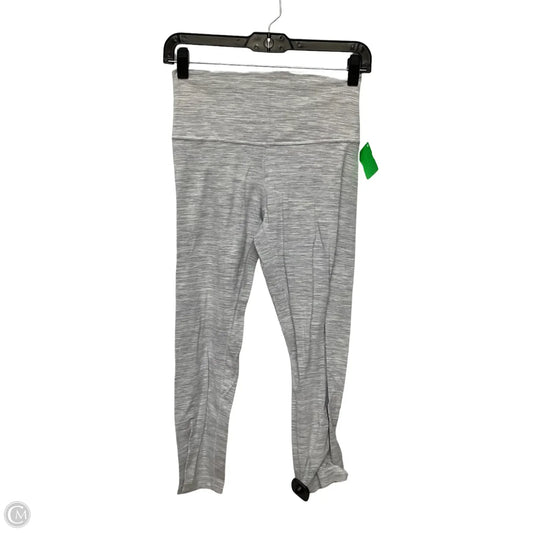 Athletic Leggings By Lululemon In Grey, Size: 6