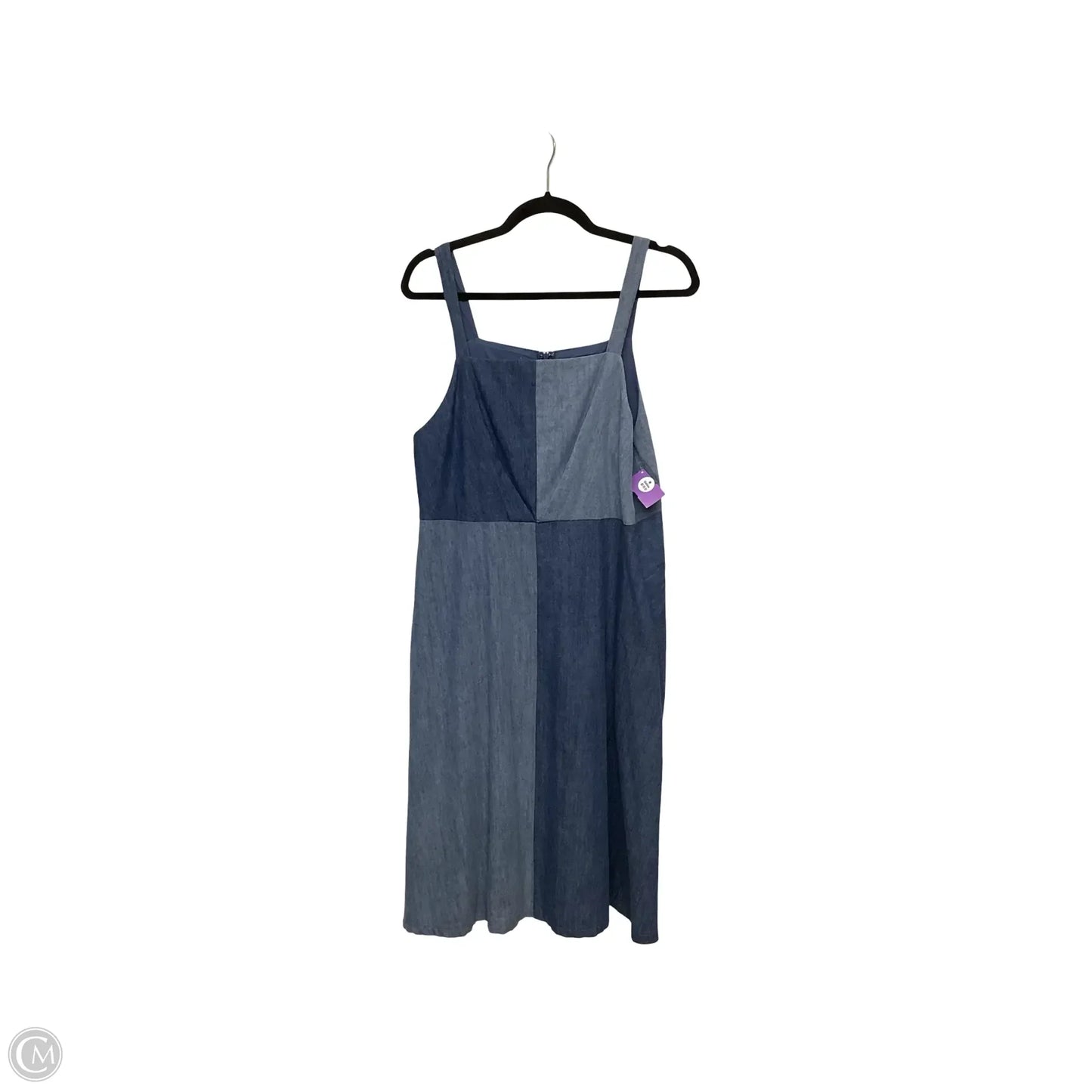 Dress Casual Short By Mustard Seed In Blue Denim, Size: L