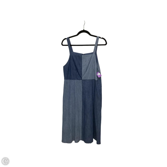 Dress Casual Short By Mustard Seed In Blue Denim, Size: L