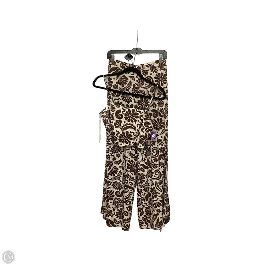 Pants Set 2pc By Clothes Mentor In Cream, Size: L