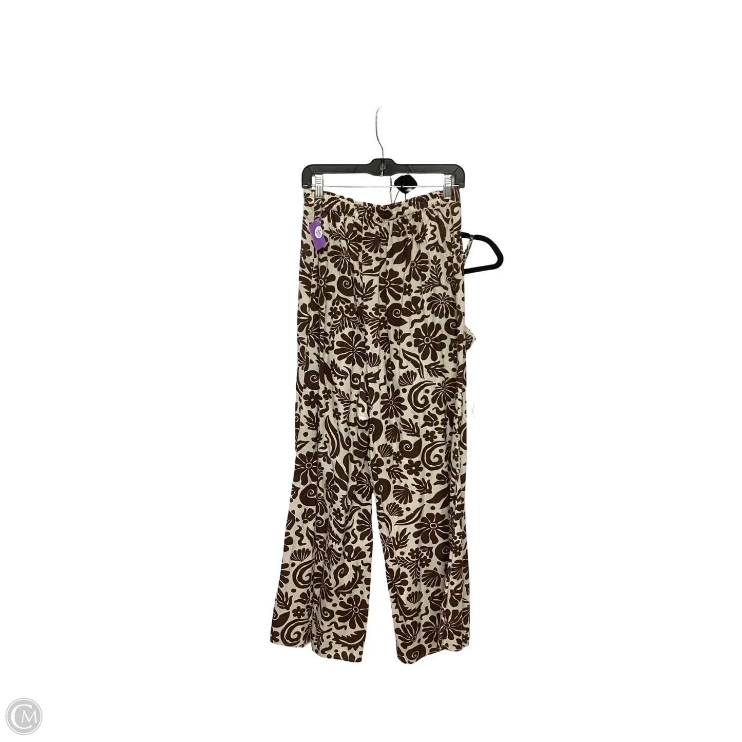 Pants Set 2pc By Clothes Mentor In Cream, Size: L