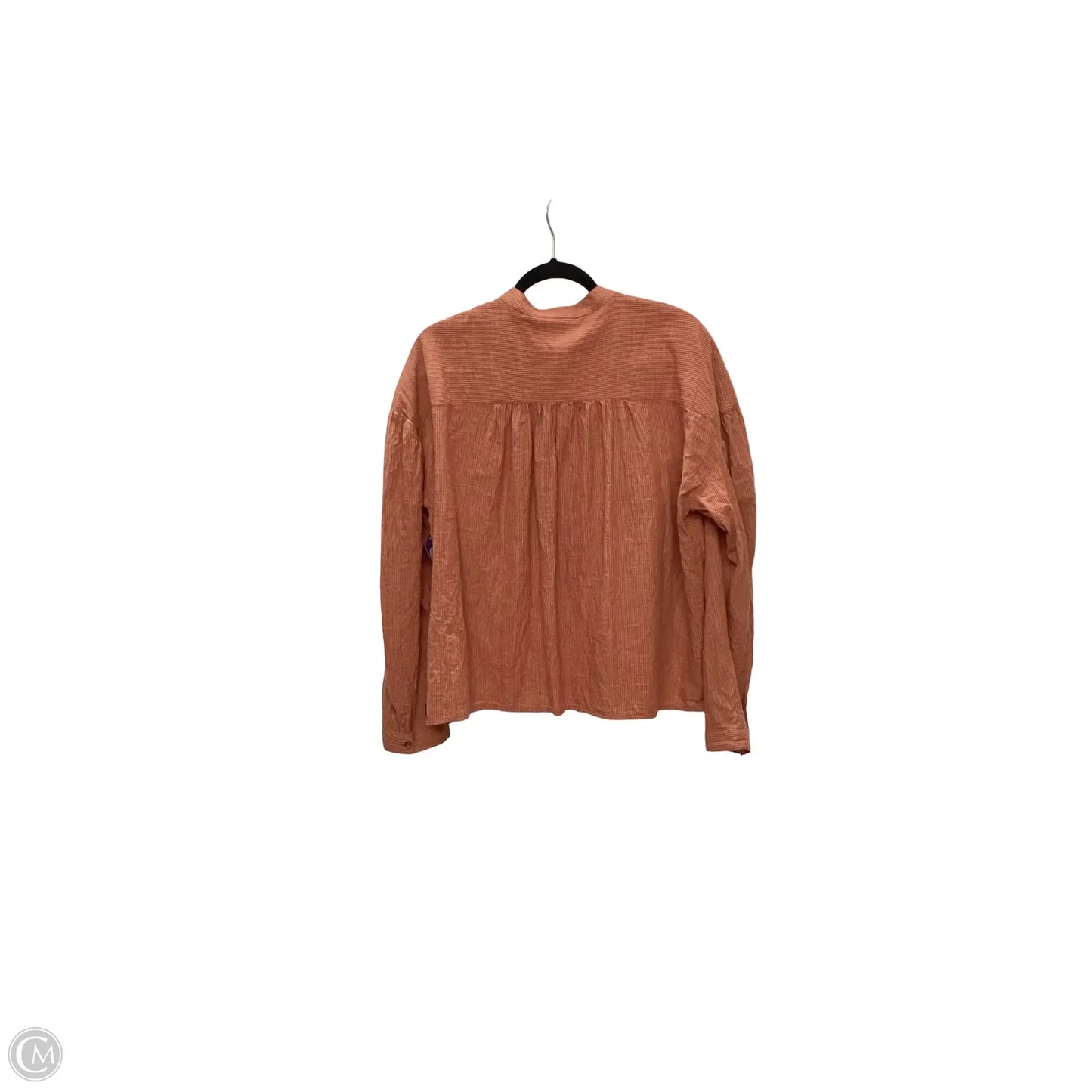 Blouse Long Sleeve By Pilcro In Orange, Size: Xl