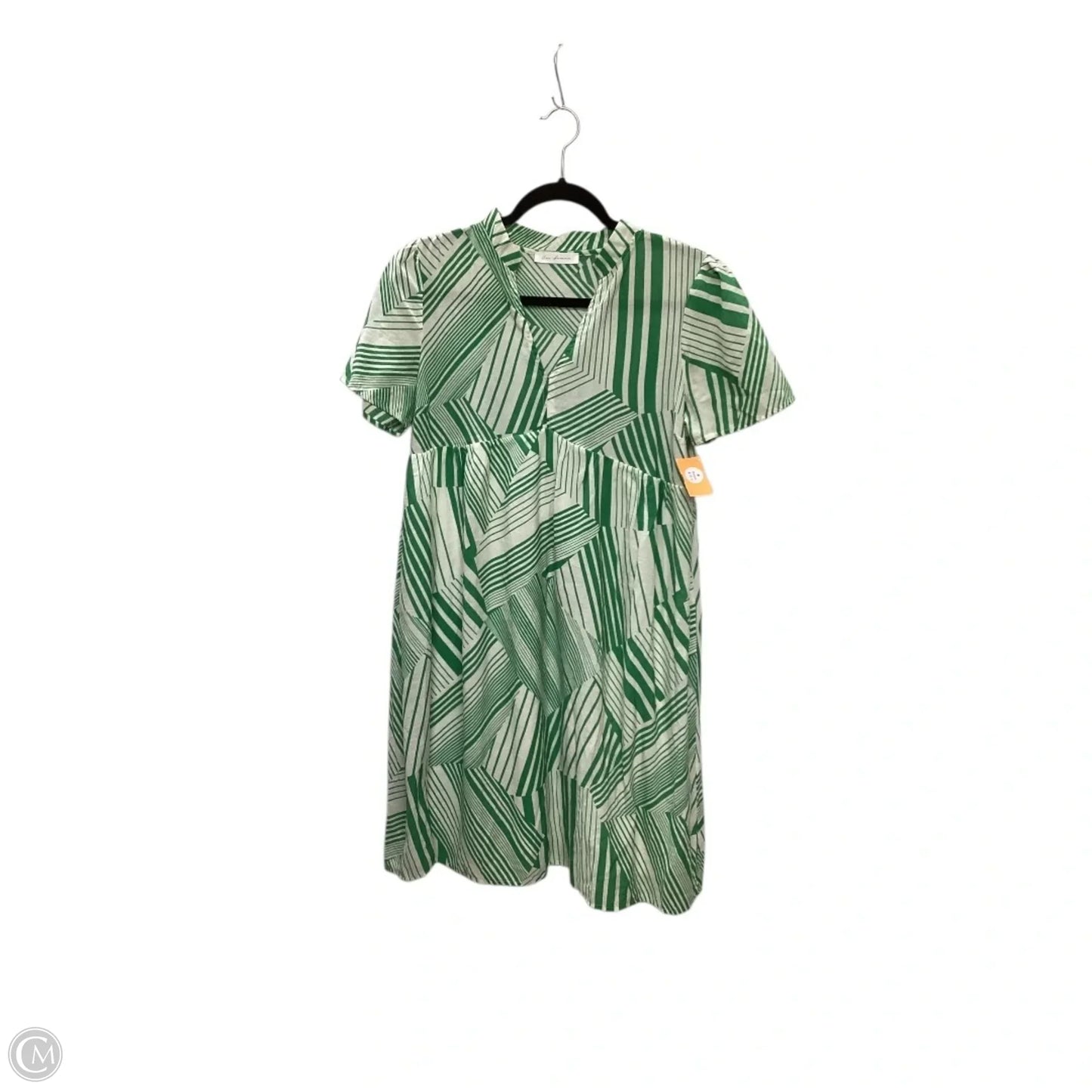 Dress Casual Short By Ces Femme In Green, Size: S